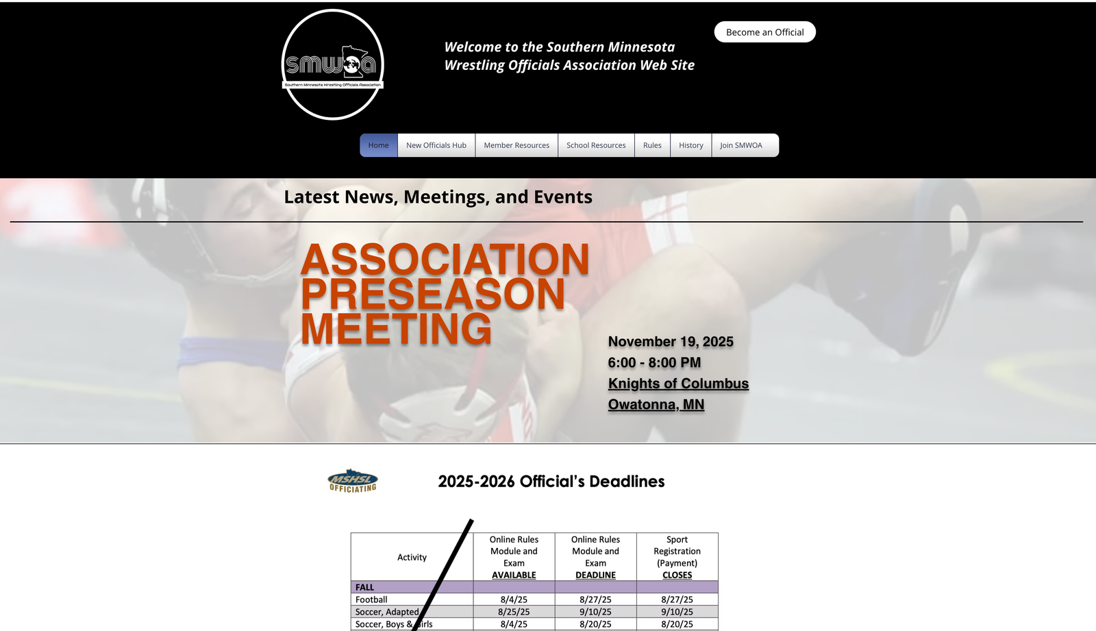 SMWA website